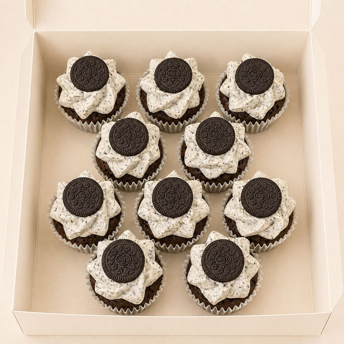 CHOCOLAT CREME OREO® Mini cupcakes atilierdesgateaux.com 