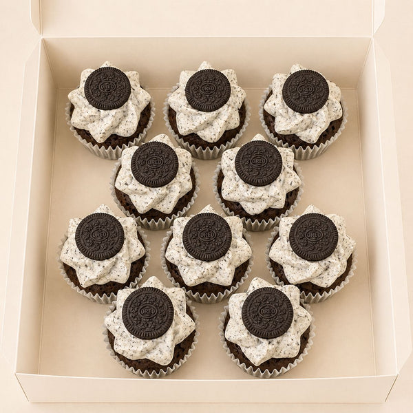 CHOCOLAT CREME OREO® Mini cupcakes atilierdesgateaux.com 