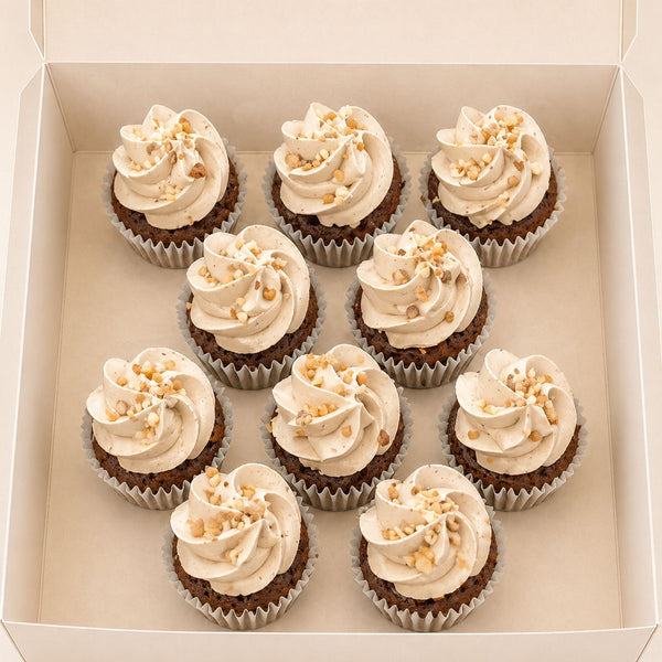 CHOCOLAT CREME PRALINÉ Mini cupcakes atilierdesgateaux.com 
