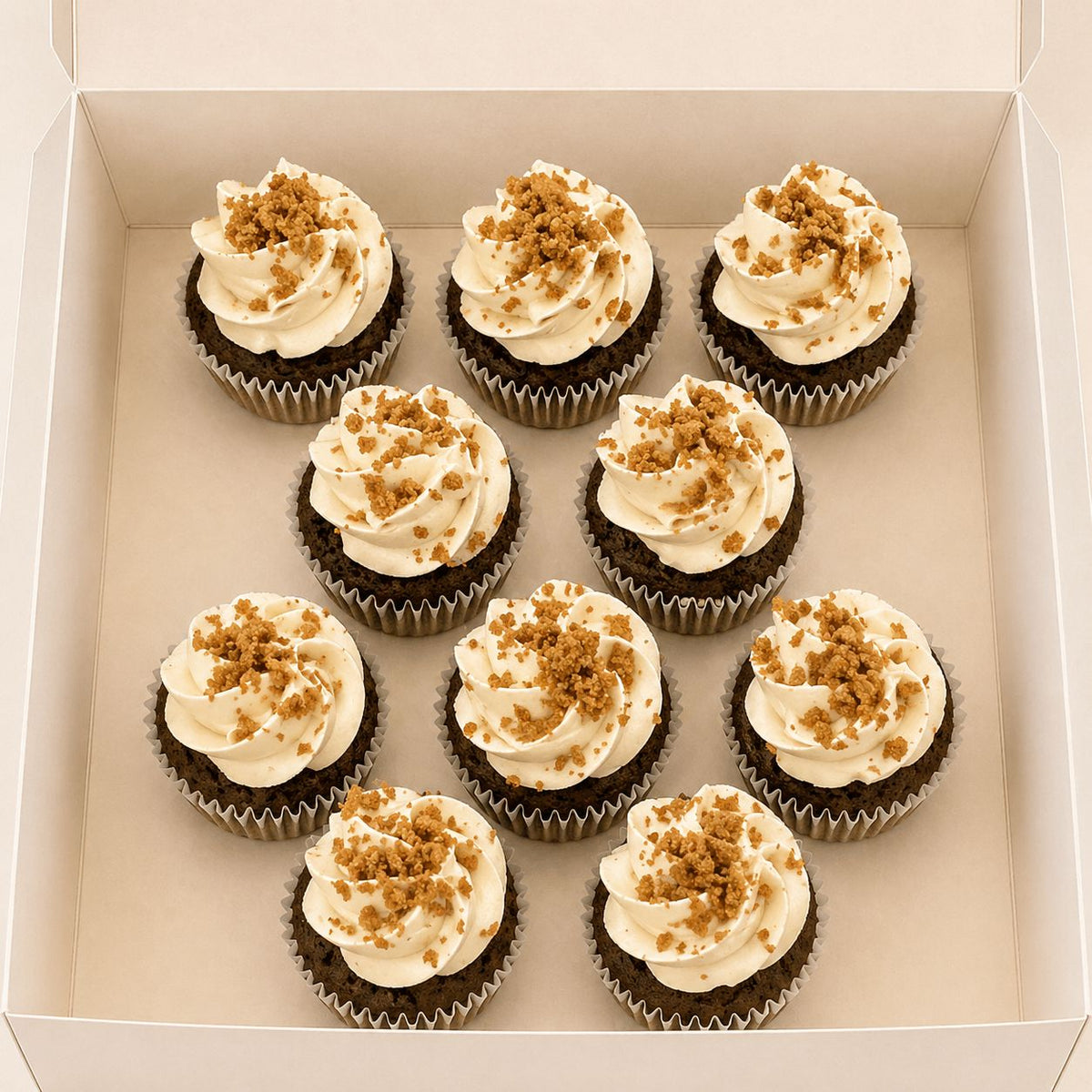 CHOCOLAT CREME SPECULOS Mini cupcakes atilierdesgateaux.com 