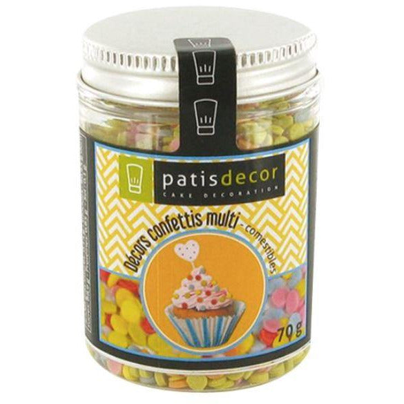 CONFETTIS MULTICOLORES EN SUCRE
