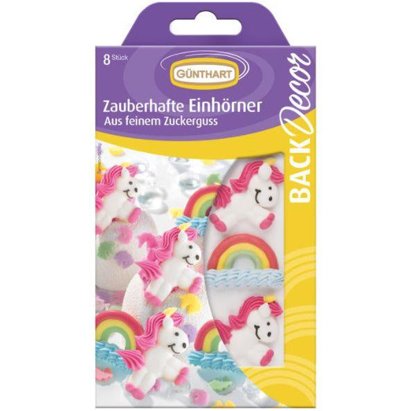 DECORS EN SUCRE LICORNE - L'Atelier des Gâteaux