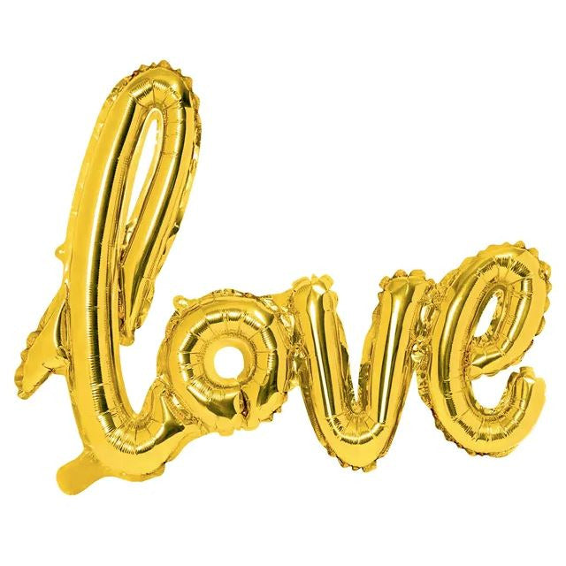 BALLON LOVE OR 73X59 L'Atelier des Gâteaux 