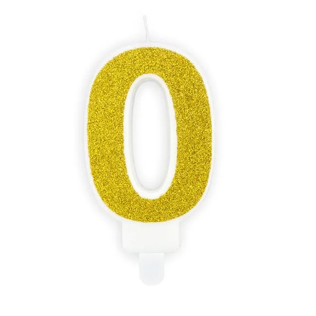 Bougie chiffre 0 L'Atelier des Gâteaux 