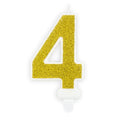 Bougie chiffre 4