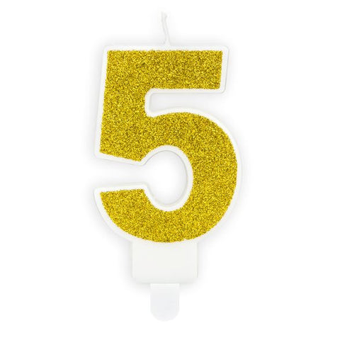 Bougie chiffre 5 L'Atelier des Gâteaux 