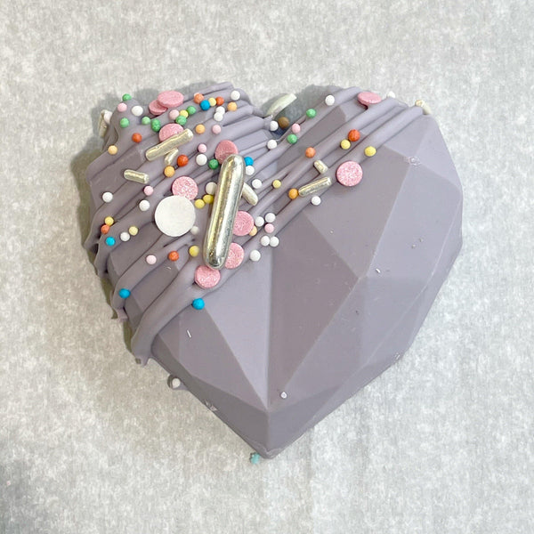 COEUR CHOCOLAT GIANDUJA VIOLET