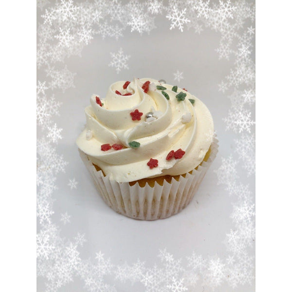 Cupcake vanille Noël